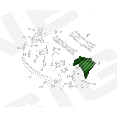 SCHEINWERFER HALTERUNG - 2