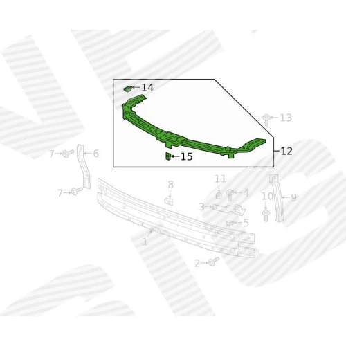 STOßSTANGE VERSTÄRKUNG - 1