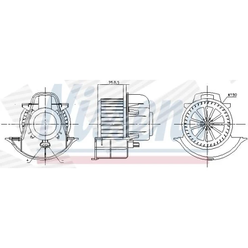 INNENRAUMGEBLÄSE GEBLÄSEMOTOR - 5