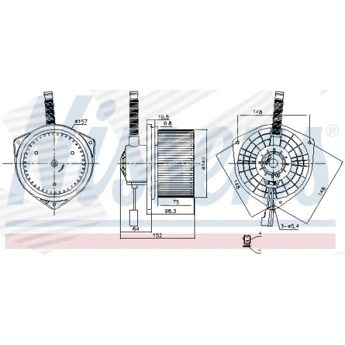 INNENRAUMGEBLÄSE GEBLÄSEMOTOR - 5