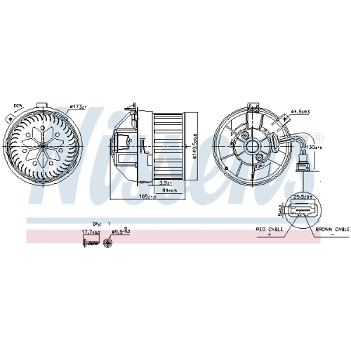 INNENRAUMGEBLÄSE GEBLÄSEMOTOR - 0